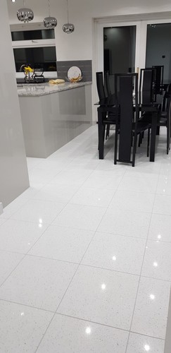Sample white quartz mirror - sample,